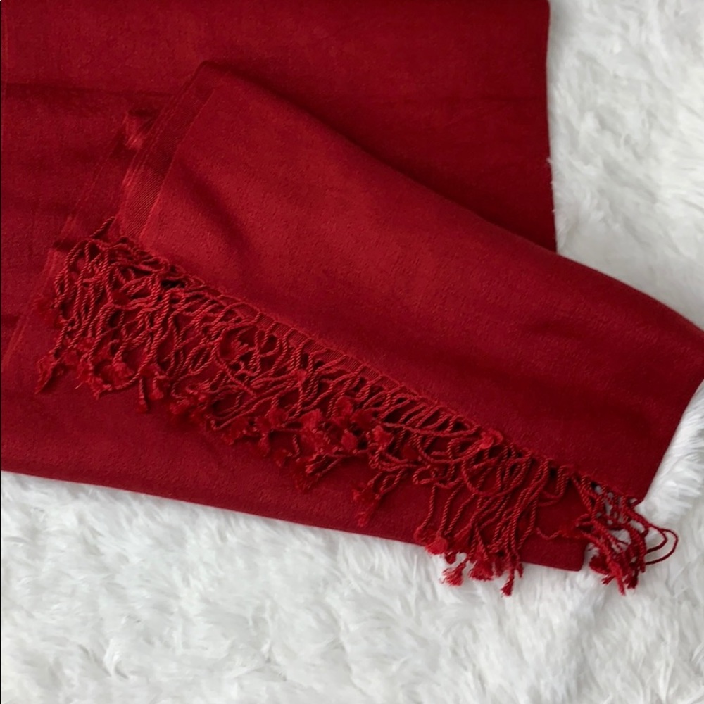 Pashmina scarf NEW burgundy wine color